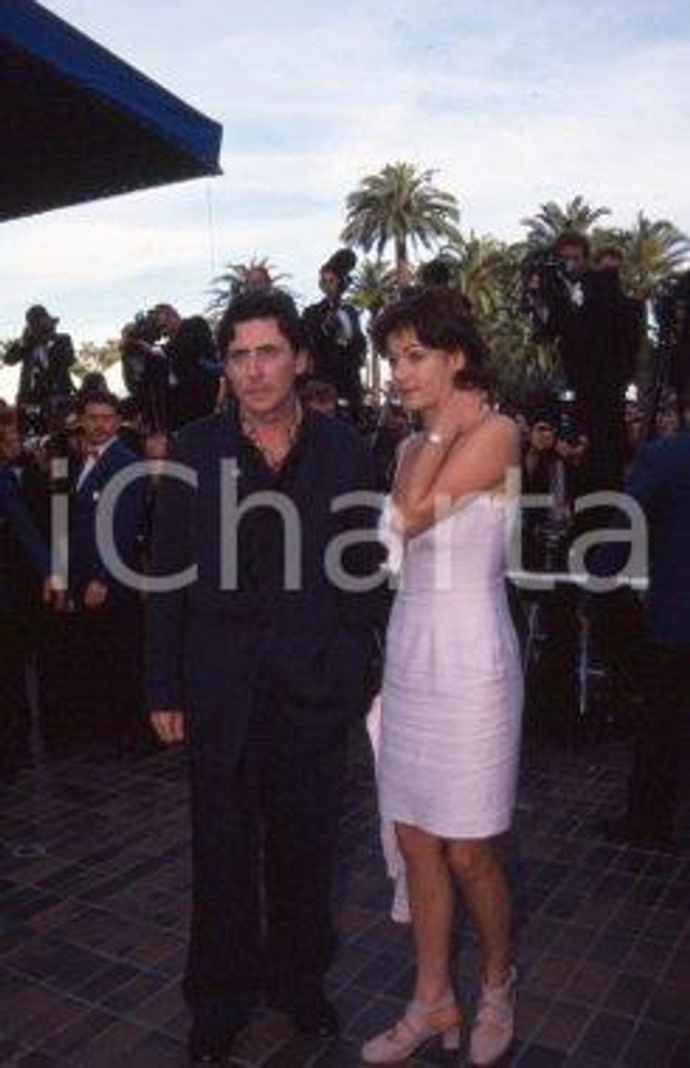 35mm vintage slide* 1995 CANNES film festival Gabriel BYRNE ritratto (1)