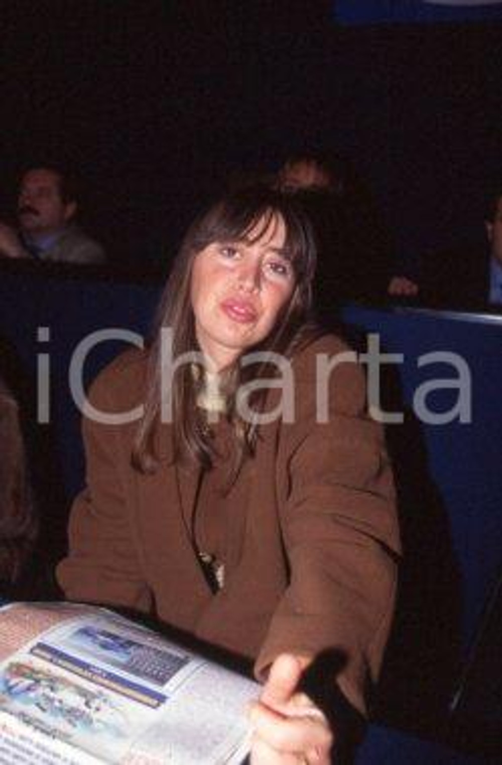 35mm vintage slide* 1995 FIUGGI AN Elisabetta MUSSOLINI ritratto (3)