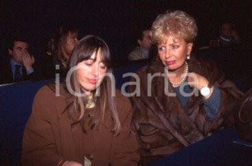 35mm vintage slide* 1995 FIUGGI AN Elisabetta MUSSOLINI Maria SCICOLONE (2)