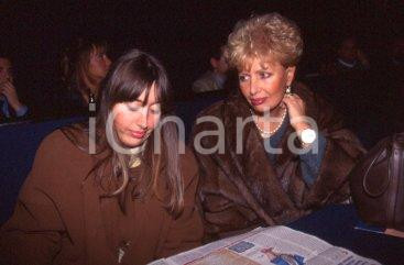 35mm vintage slide* 1995 FIUGGI AN Elisabetta MUSSOLINI Maria SCICOLONE (4)