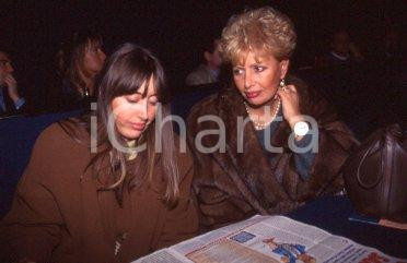 35mm vintage slide* 1995 FIUGGI AN Elisabetta MUSSOLINI Maria SCICOLONE (7)