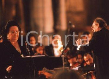 35mm vintage slide* 1995ca Monsterrat CABALLÉ in concerto (2)