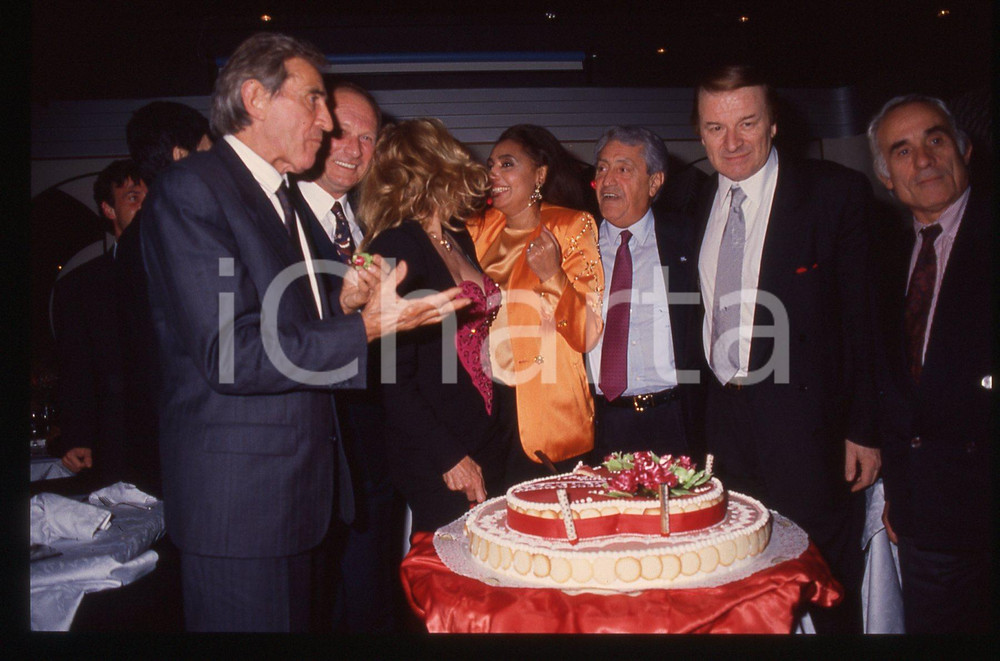  35mm vintage slide* 1991 MILANO Walter CHIARI Kim NOVAK Pier Quinto CARIAGGI 6