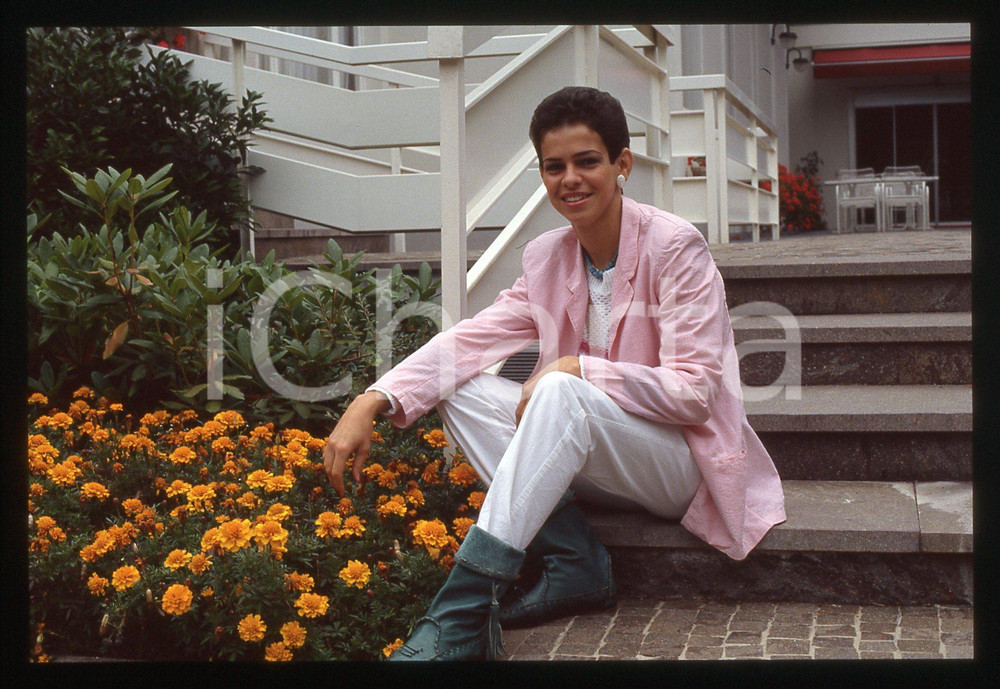  35mm vintage slide* 1984 RIVA DEL GARDA Lucia MONTANARI "LUCIA" Ritratto (4)