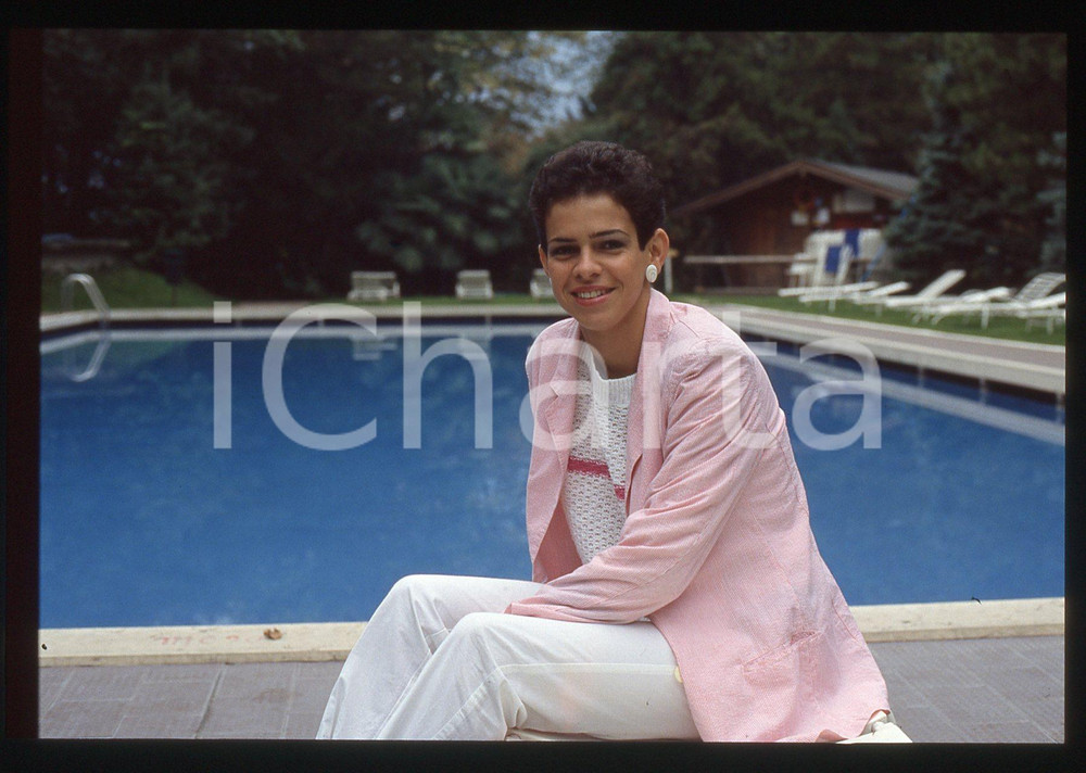  35mm vintage slide* 1984 RIVA DEL GARDA Lucia MONTANARI "LUCIA" Ritratto (15)