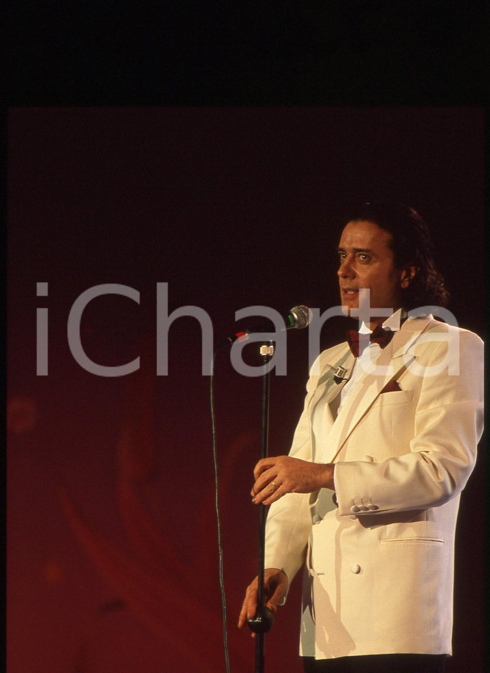 35mm vintage slide* 1990 CANALE 5 Gianni NAZZARO C'era una volta il Festival 3