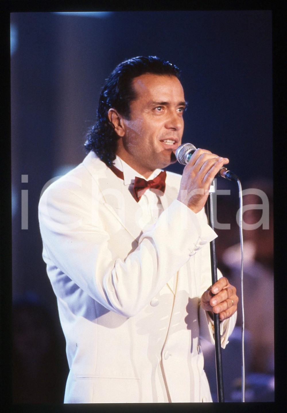 35mm vintage slide* 1990 CANALE 5 Gianni NAZZARO C'era una volta il Festival 6