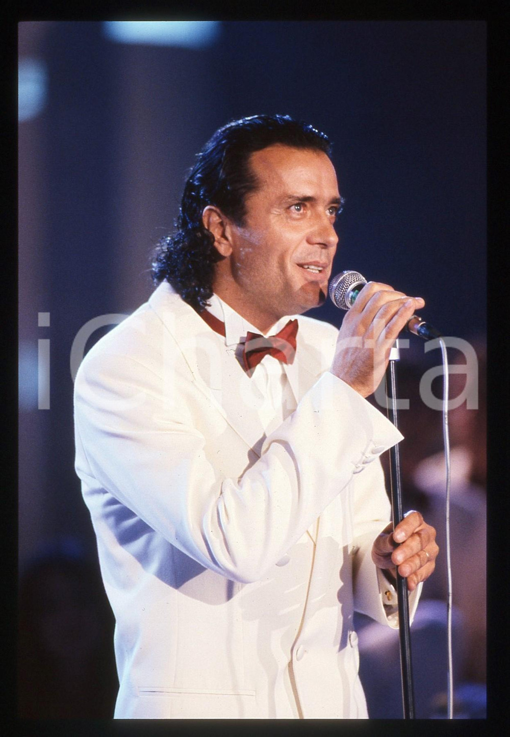 35mm vintage slide* 1990 CANALE 5 Gianni NAZZARO C'era una volta il Festival 7