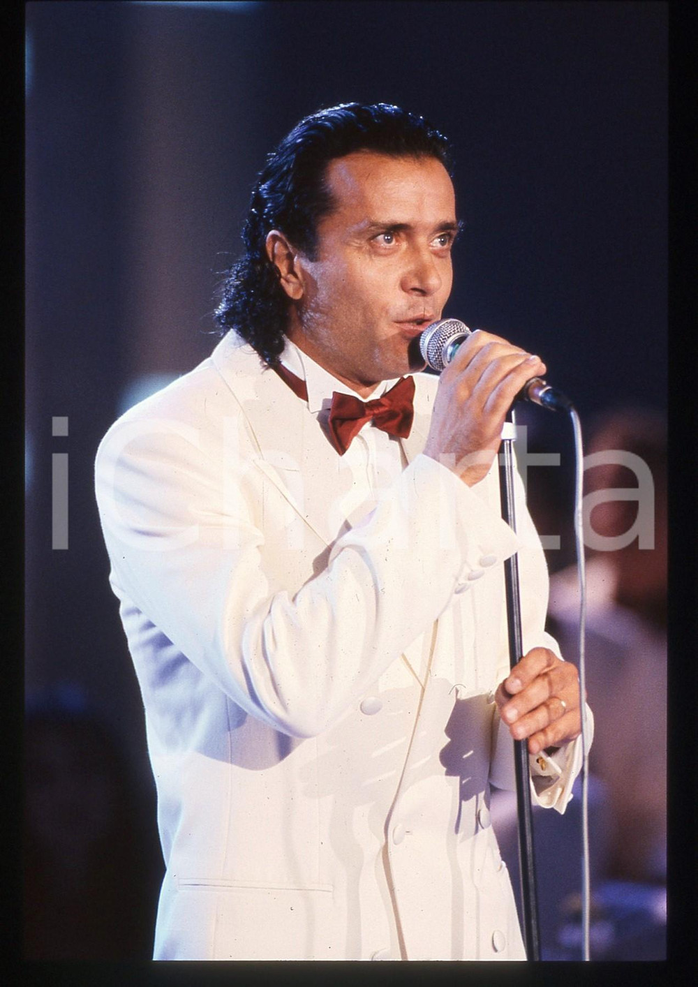35mm vintage slide* 1990 CANALE 5 Gianni NAZZARO C'era una volta il Festival 9