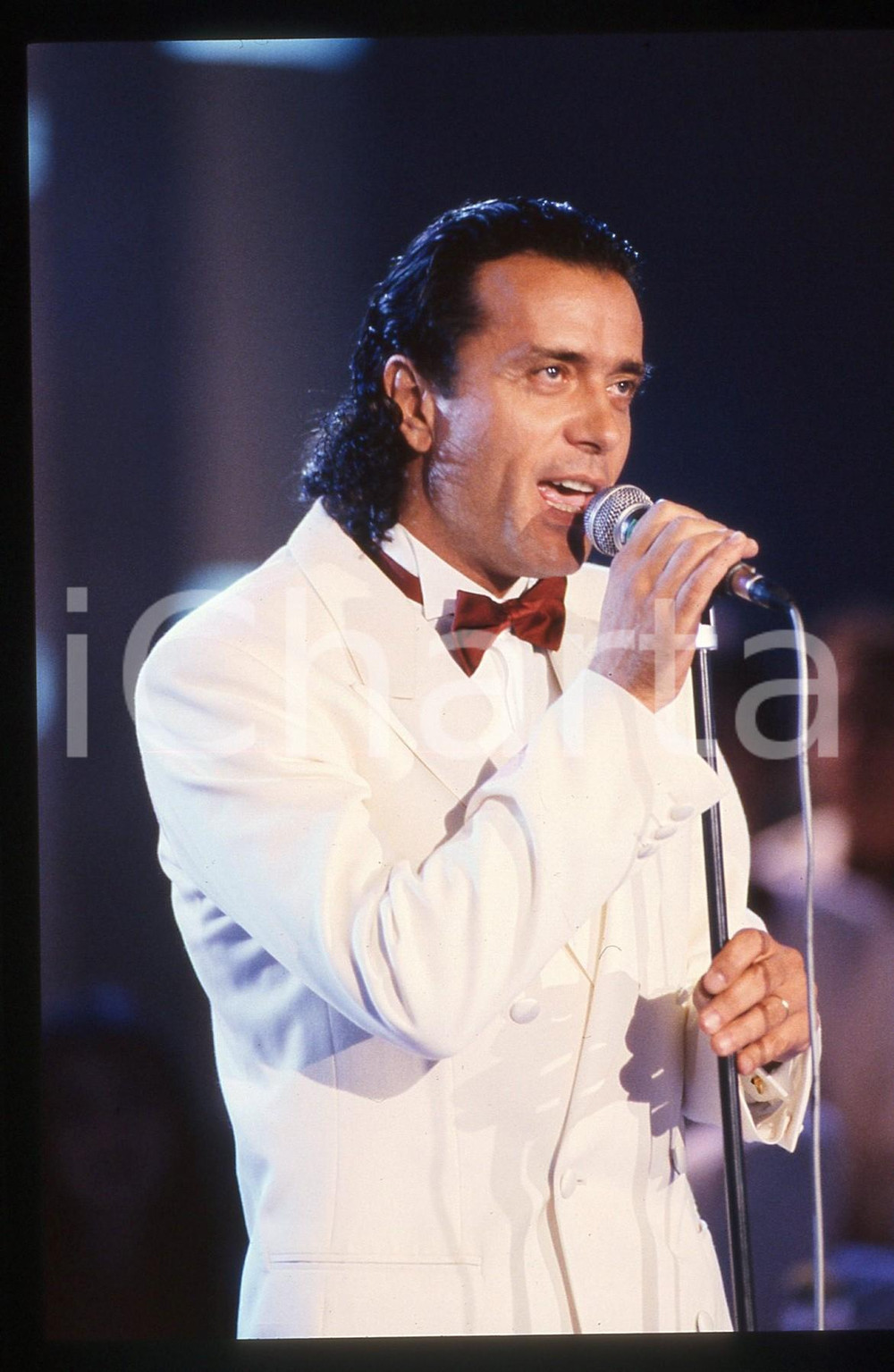 35mm vintage slide* 1990 CANALE 5 Gianni NAZZARO C'era una volta il Festival 10