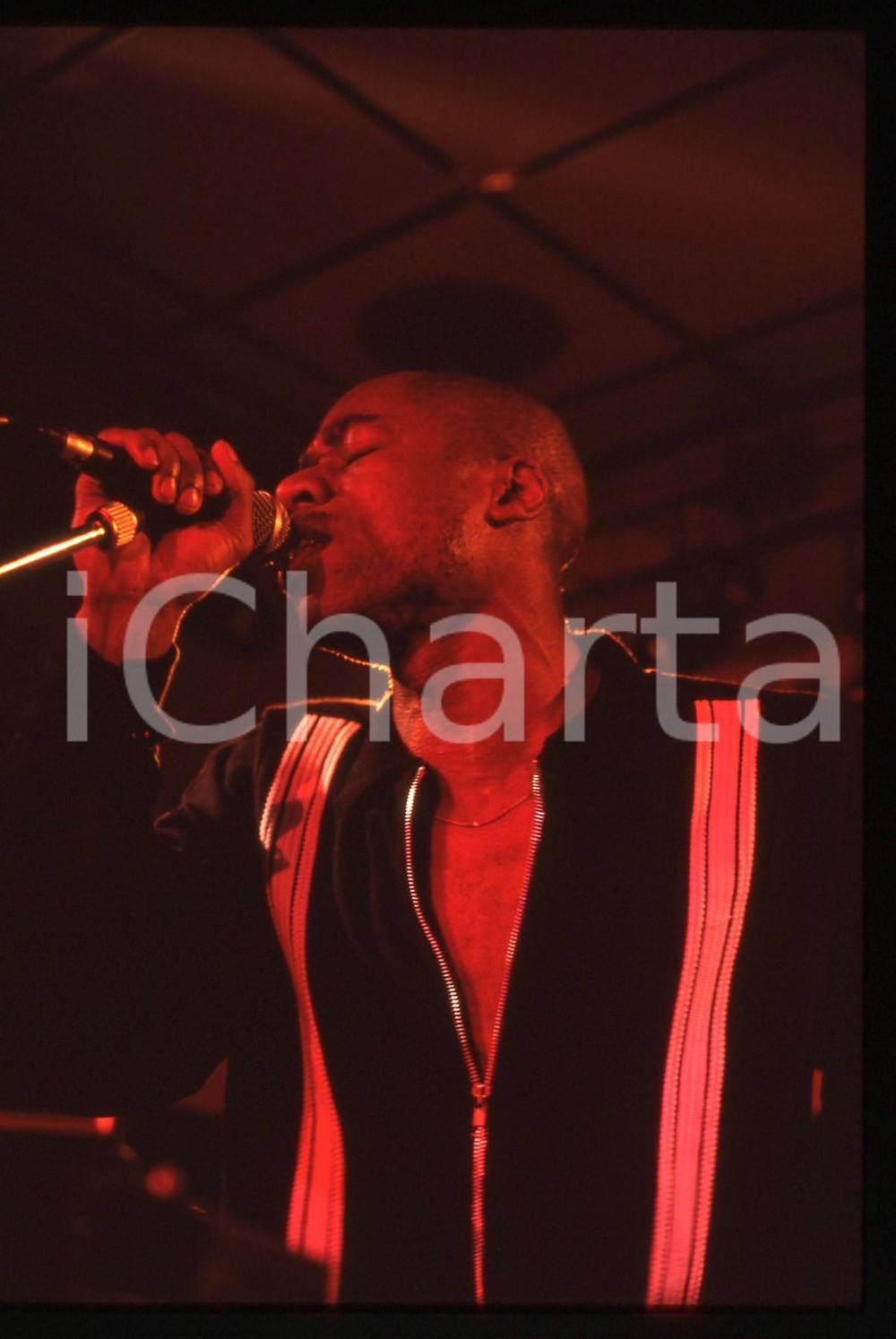 35mm vintage slide* 1990ca MUSICA - ROACHFORD Ritratto di Andrew ROACHFORD 14