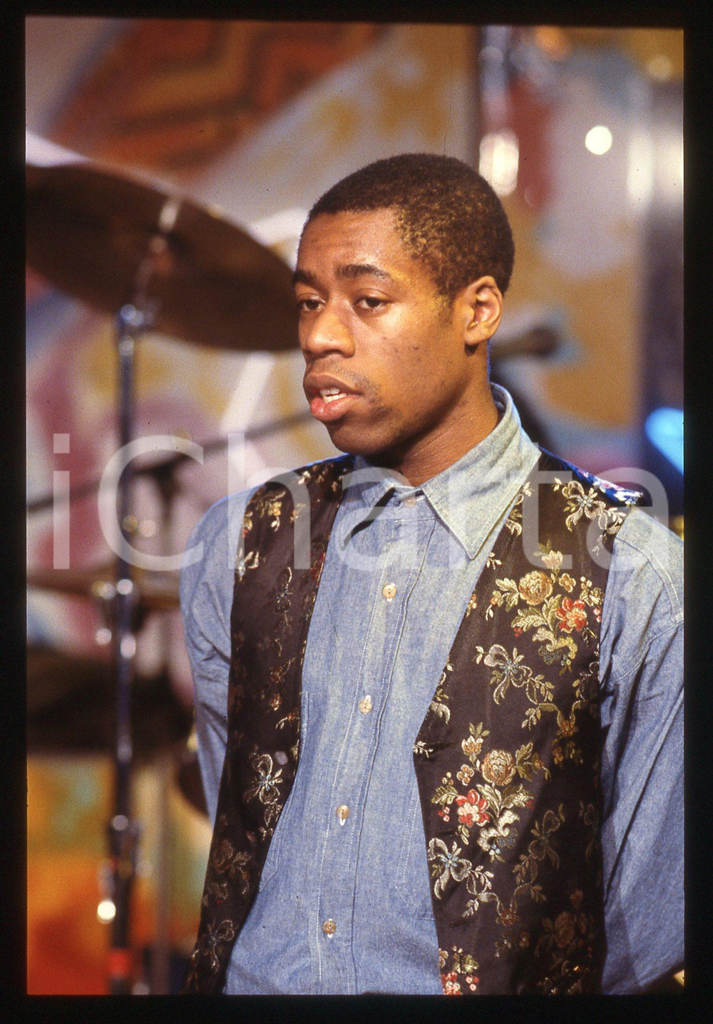 35mm vintage slide* 1988 DISCORING RAI 1 ROACHFORD Ritratto Andrew ROACHFORD 1