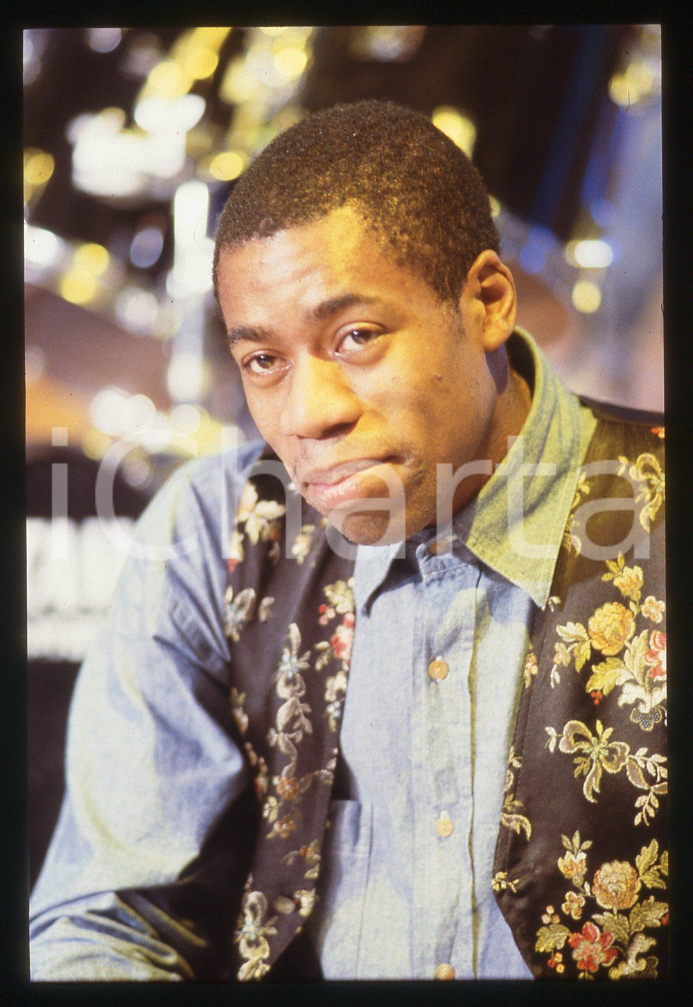 35mm vintage slide* 1988 DISCORING RAI 1 ROACHFORD Ritratto Andrew ROACHFORD 9