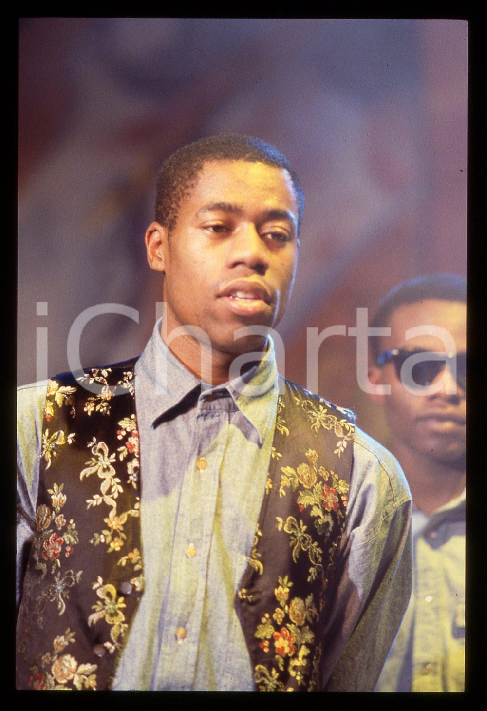 35mm vintage slide* 1988 DISCORING RAI 1 ROACHFORD Ritratto Andrew ROACHFORD 15