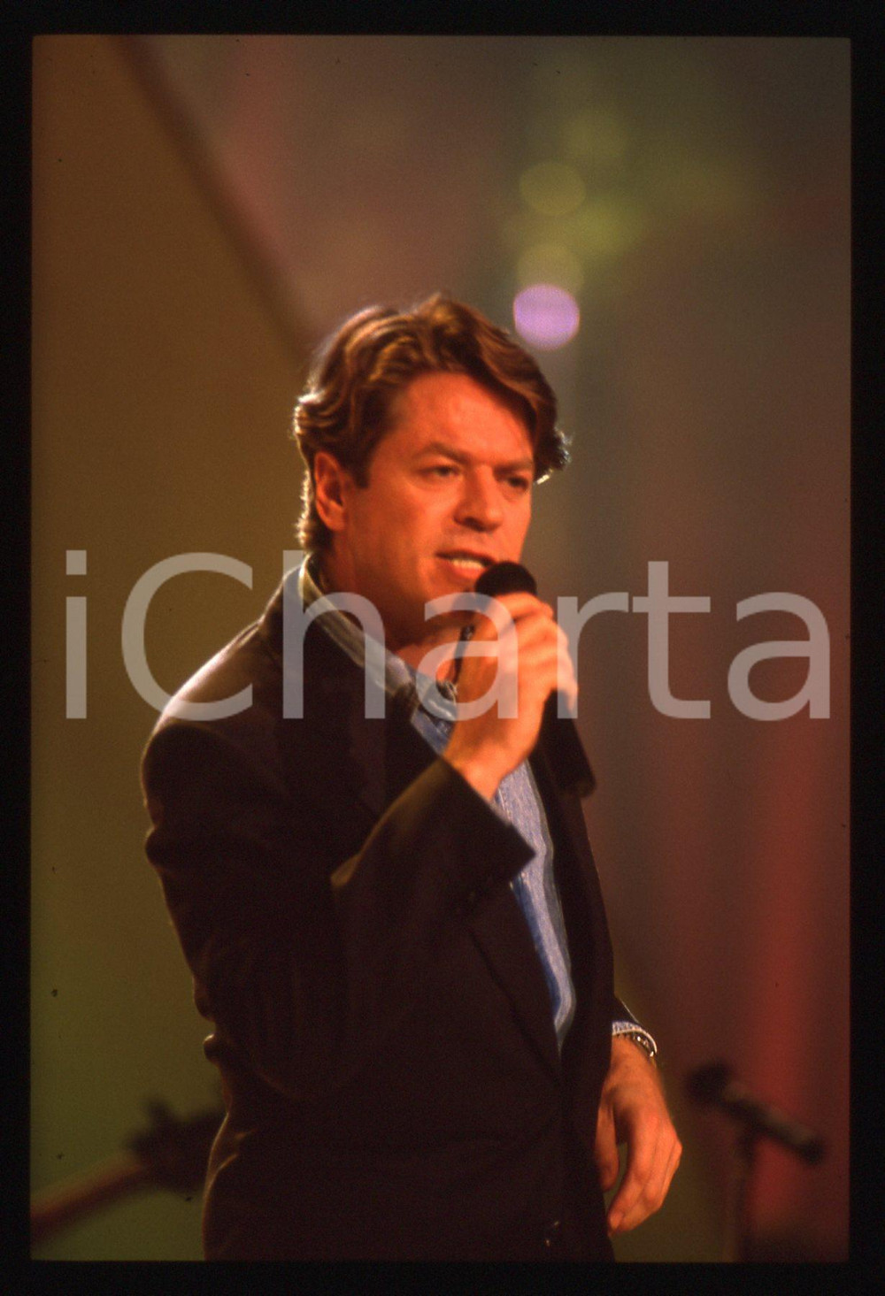 35mm vintage slide* 1989 BARI AZZURRO 89 Robert PALMER al Teatro Petruzzelli 8