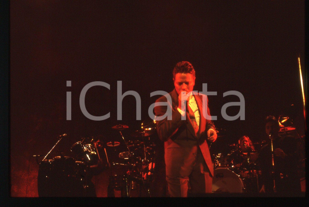35mm vintage slide* 1990ca MUSICA Robert PALMER Ritratto del cantante (2)