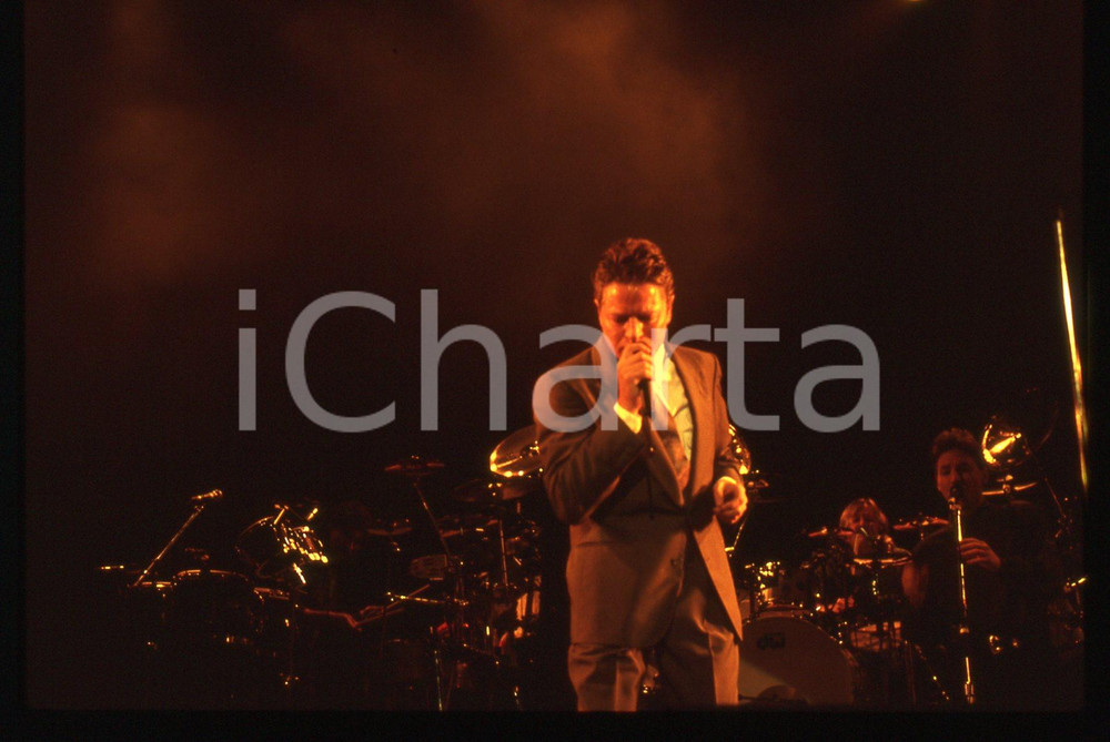 35mm vintage slide* 1990ca MUSICA Robert PALMER Ritratto del cantante (3)