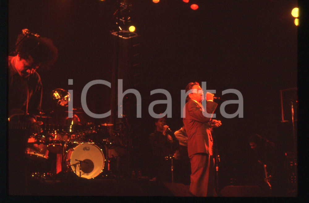 35mm vintage slide* 1990ca MUSICA Robert PALMER Ritratto del cantante (4)