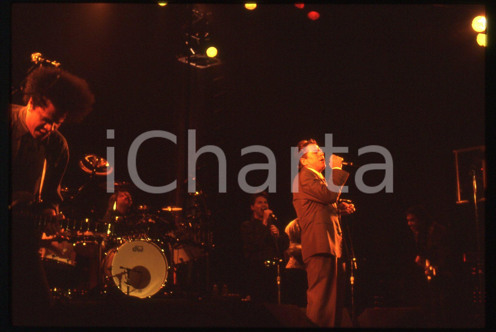 35mm vintage slide* 1990ca MUSICA Robert PALMER Ritratto del cantante (6)