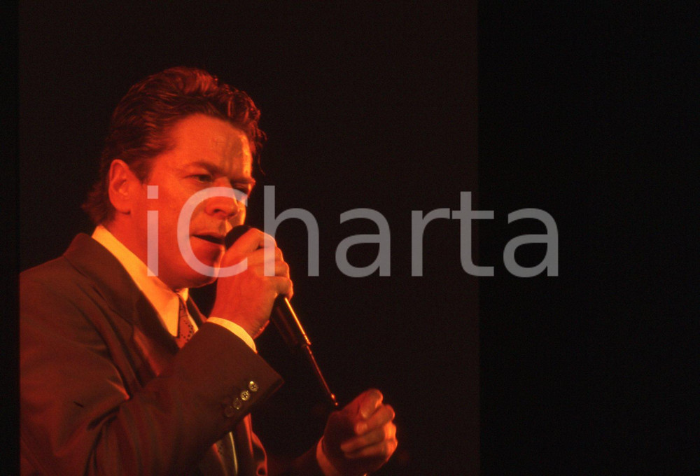 35mm vintage slide* 1990ca MUSICA Robert PALMER Ritratto del cantante (10)