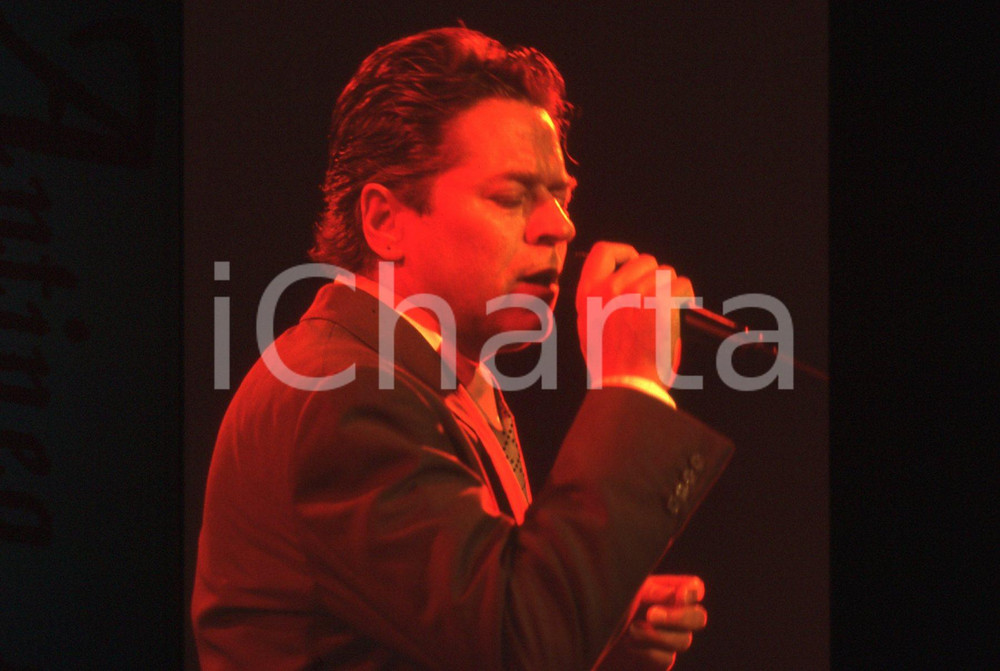35mm vintage slide* 1990ca MUSICA Robert PALMER Ritratto del cantante (15)
