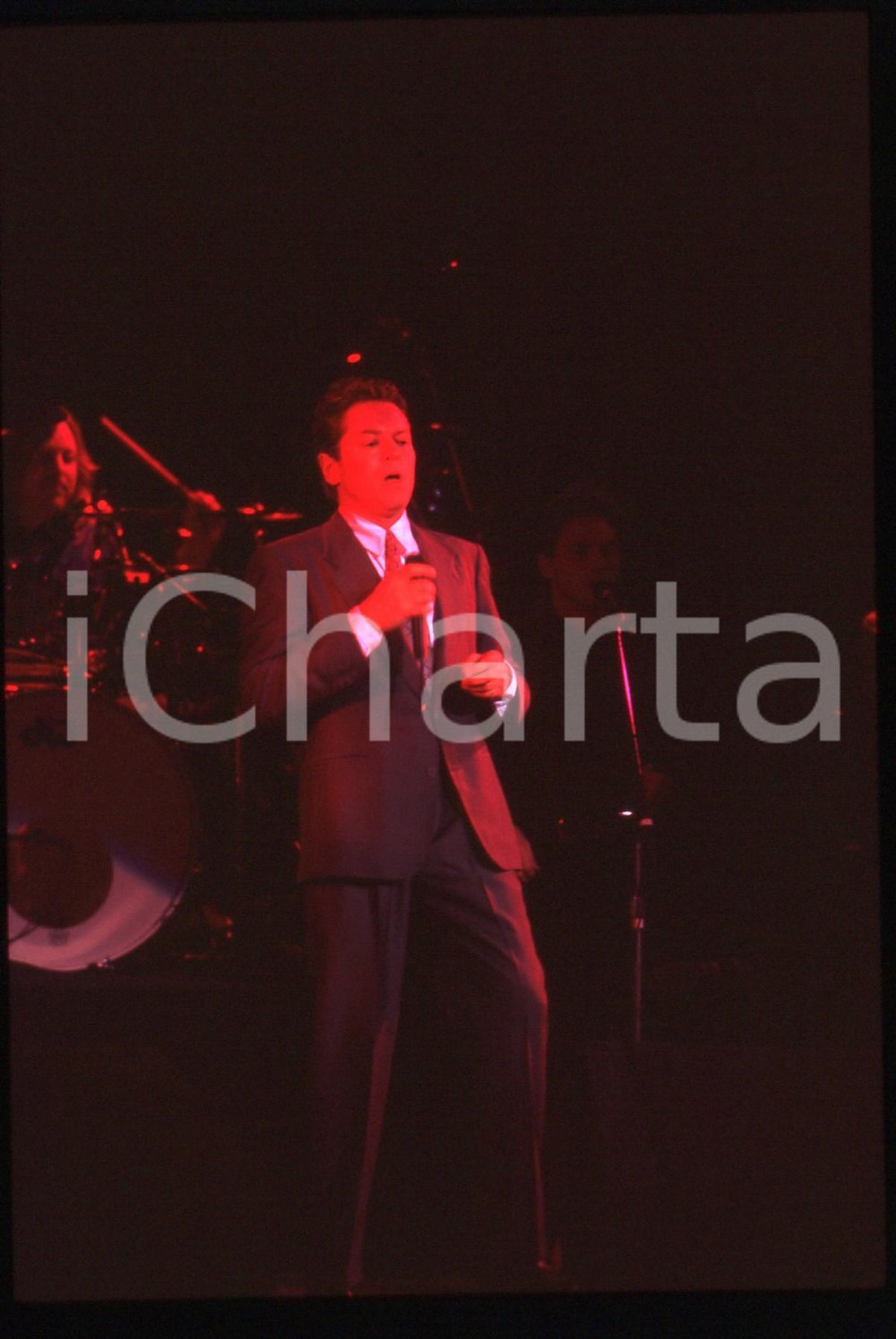 35mm vintage slide* 1990ca MUSICA Robert PALMER Ritratto del cantante (25)