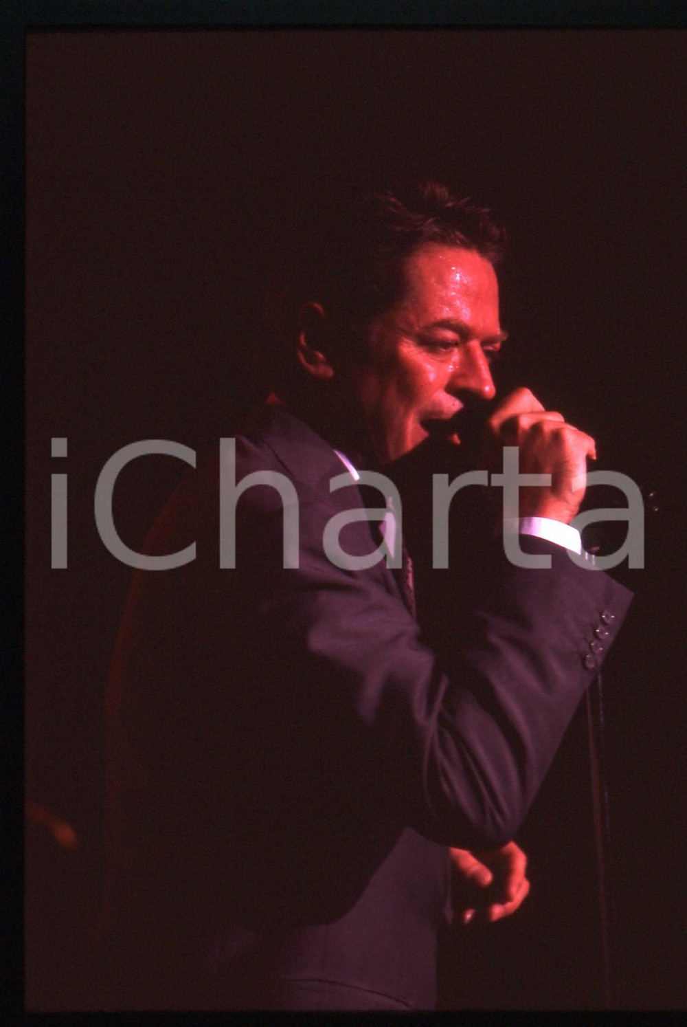 35mm vintage slide* 1990ca MUSICA Robert PALMER Ritratto del cantante (32)