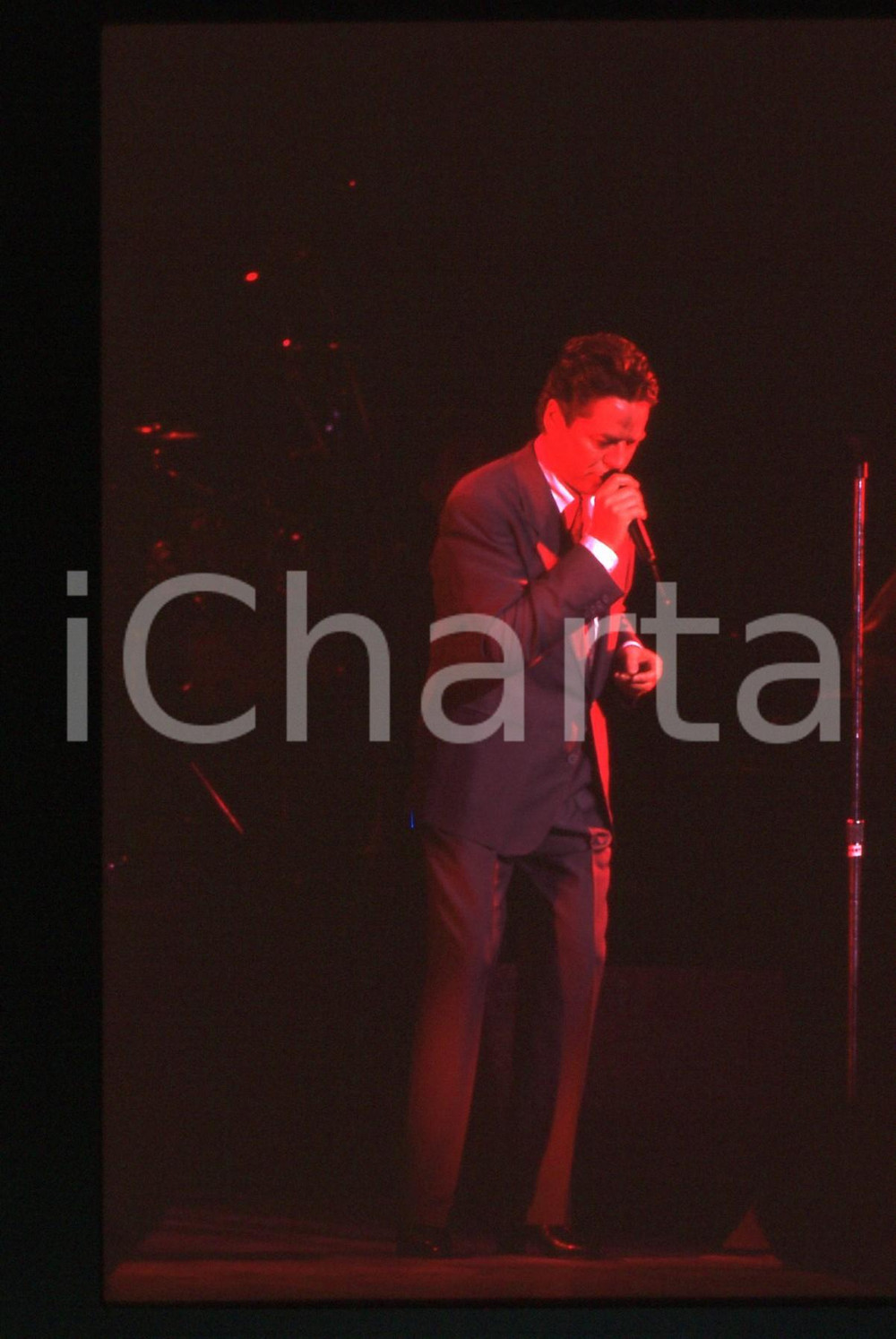 35mm vintage slide* 1990ca MUSICA Robert PALMER Ritratto del cantante (33)