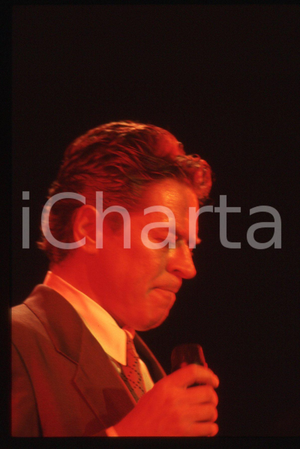 35mm vintage slide* 1990ca MUSICA Robert PALMER Ritratto del cantante (44)