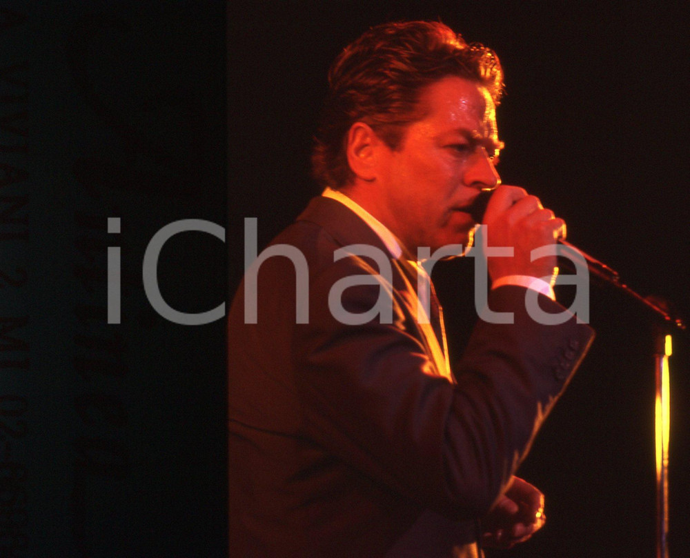 35mm vintage slide* 1990ca MUSICA Robert PALMER Ritratto del cantante (48)
