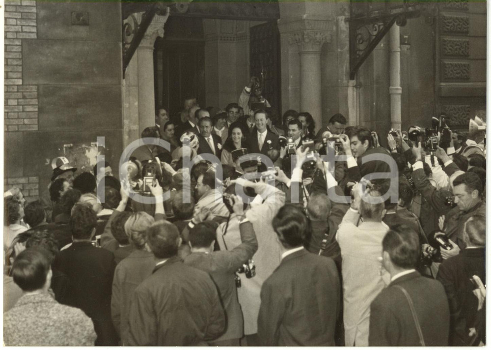 1961 PARIS Église orthodoxe - Mariage Athina LIVANOU et John SPENCER-CHURCHILL
