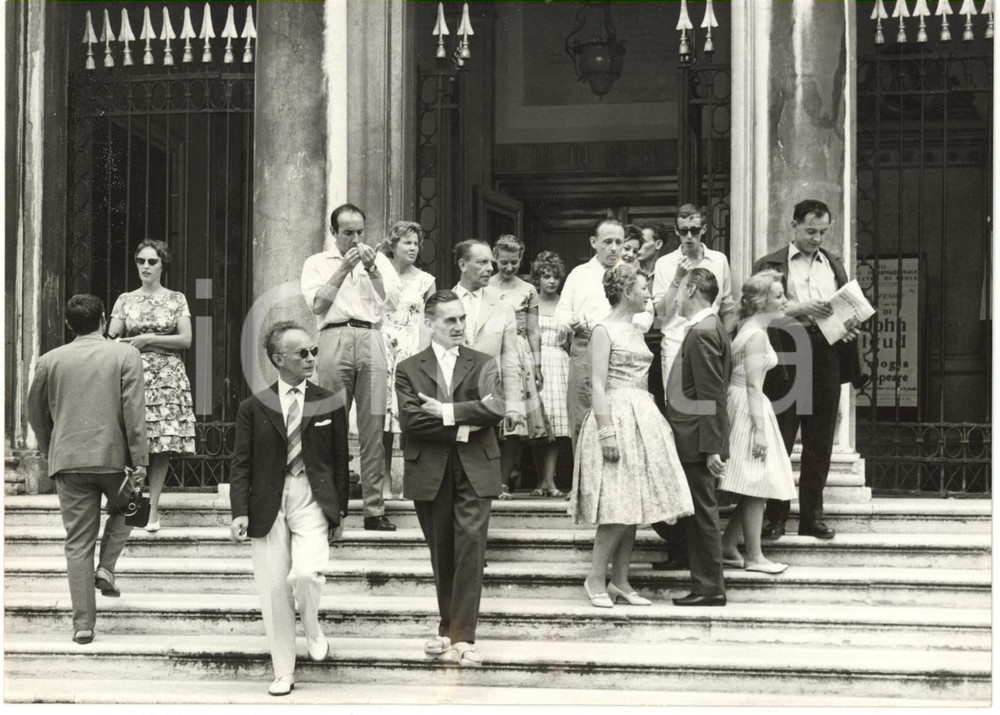 1959 VENEZIA Teatro LA FENICE - Cast di "L'Année du bac" al Festival della Prosa