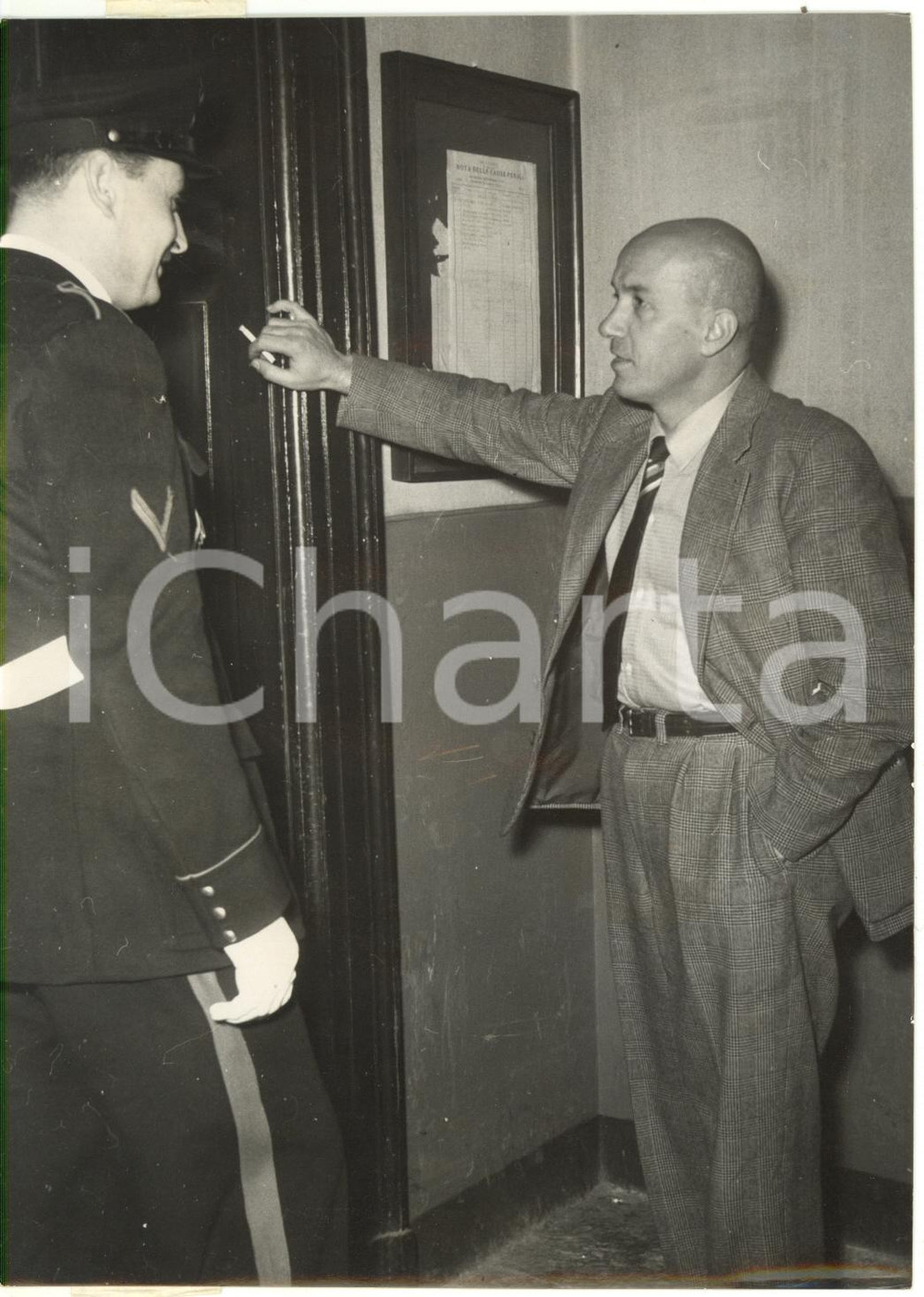 1953 NOVARA Omicidio maggiore William HOLOHAN - Partigiano Cino MOSCATELLI *Foto
