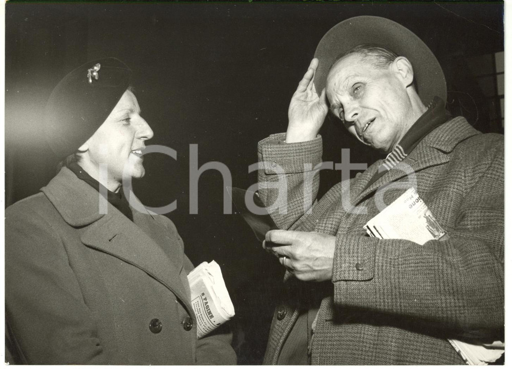1954 MILANO Processo COMEL - Testimoni Bonella PIANIGIANI e Gustavo CENNI *Foto