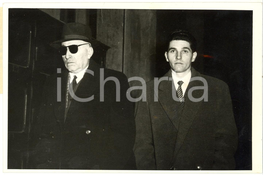 1955 TORINO Caso Adele MALVICINO - Padre e fratello della vittima al processo
