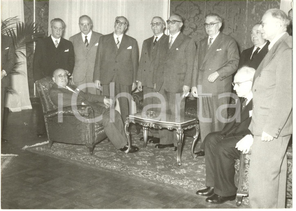 1957 ROMA - Elezione di Gaetano AZZARITI presidente della Corte costituzionale