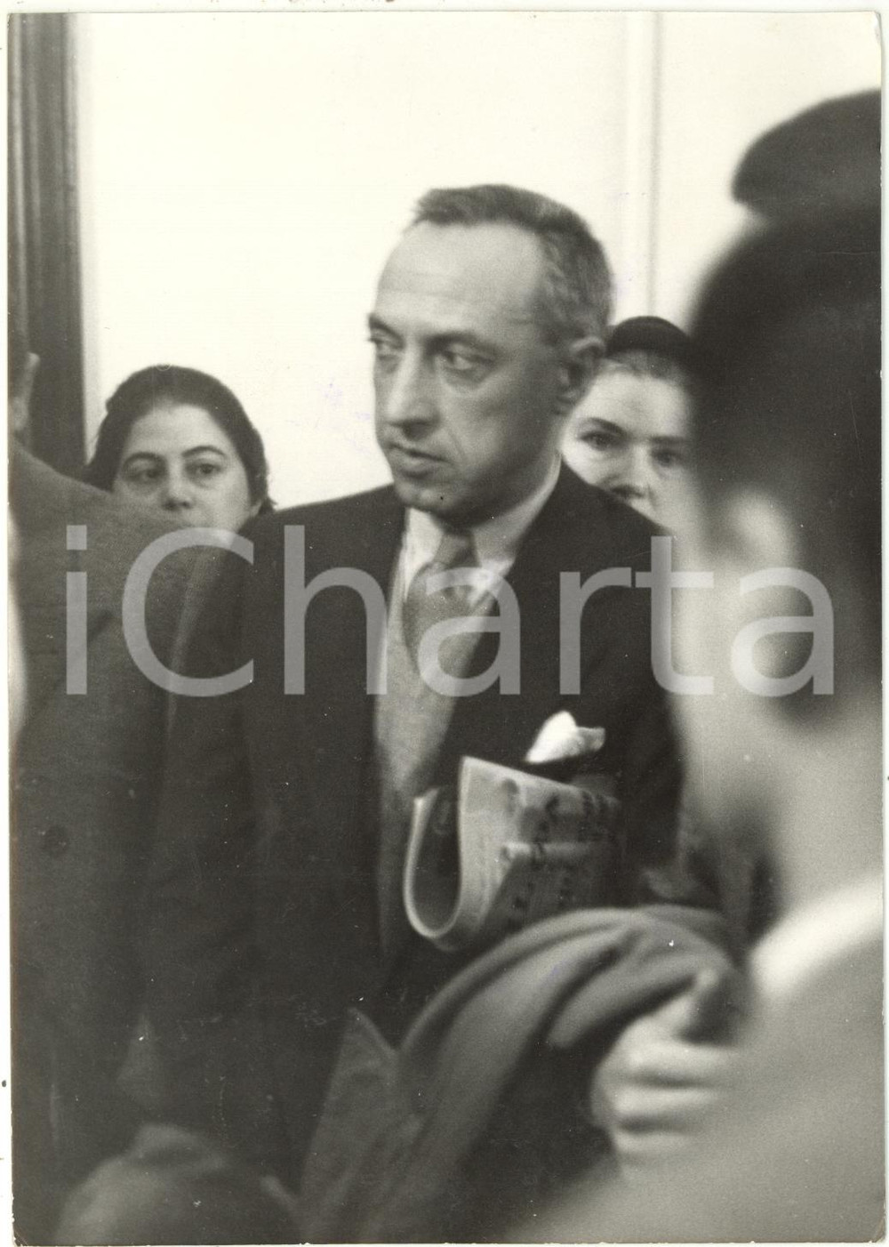 1958 ROMA Principe Vittorio MASSIMO in tribunale per separazione da Dawn ADDAMS