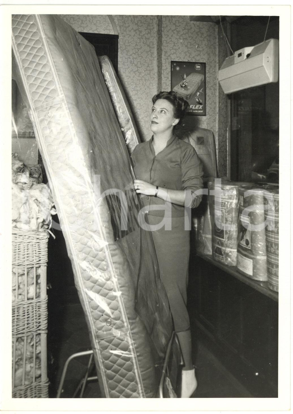 1958 TORINO - Margherita ALLAMANDA IN COPETA giurata della Corte d'Assise *Foto