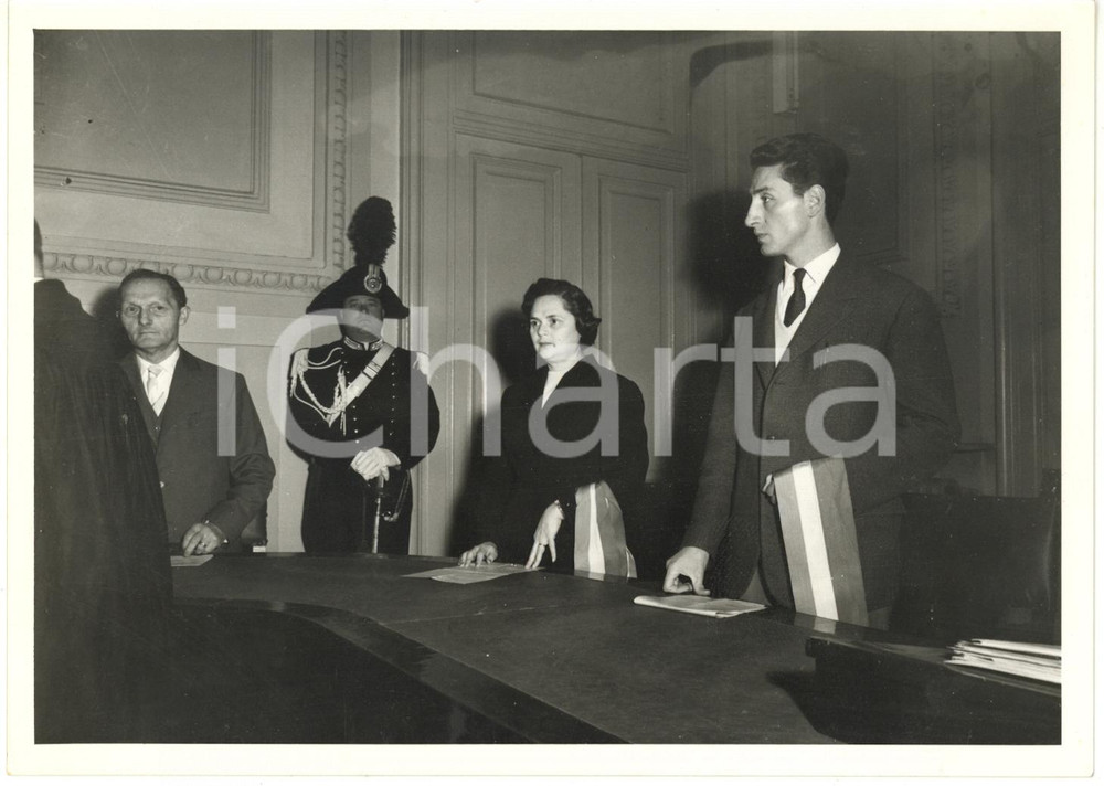 1958 TRIBUNALE DI TORINO Processo per infanticidio - Prime donne giurate (4) 