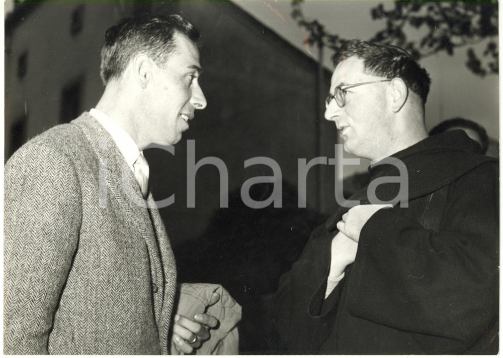 1957 PADOVA Processo "Oro di Dongo" - Urbano LAZZARO con il cugino frate Taddeo