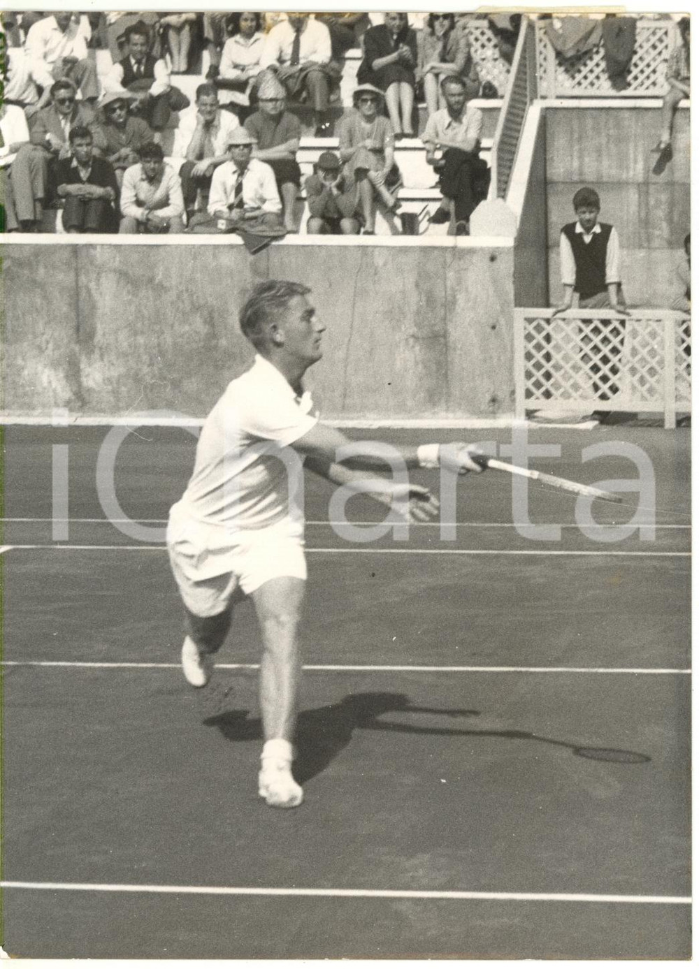 1956 ROMA Tennis CAMPIONATI INTERNAZIONALI - Lew HOAD vince singolo maschile