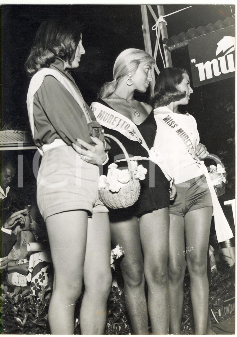 1955 ALASSIO MISS MURETTO Pinuccia FRANCHI Annamaria GALLI Maria Rosa SEBASTIANI
