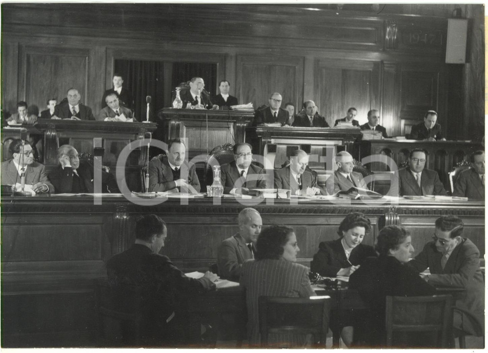 1955 PALERMO Assemblea Regionale Siciliana - Franco RESTIVO Giuseppe LA LOGGIA