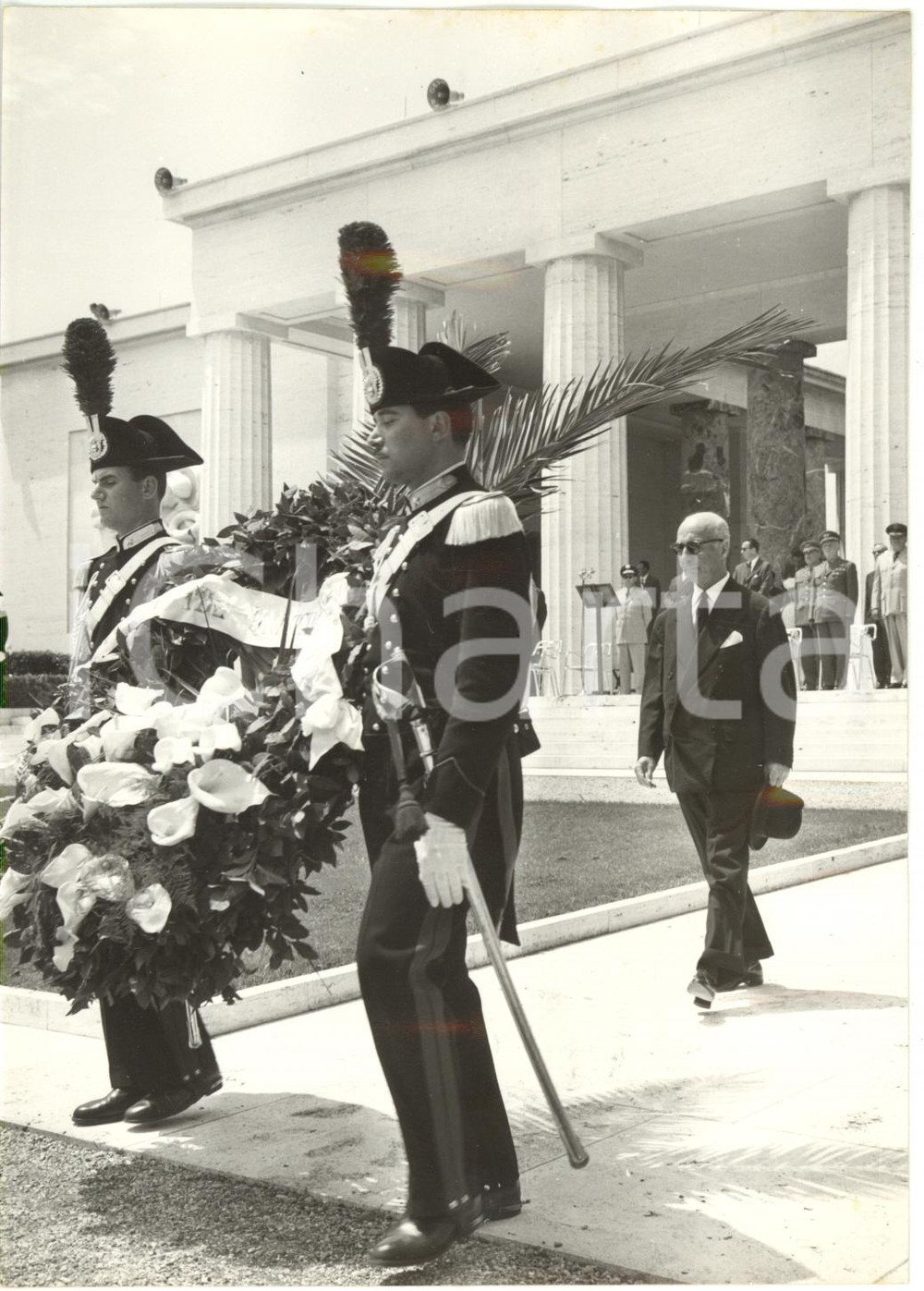1958 NETTUNO Cimitero Americano - Ambasciatore James ZELLERBACH al MEMORIAL DAY