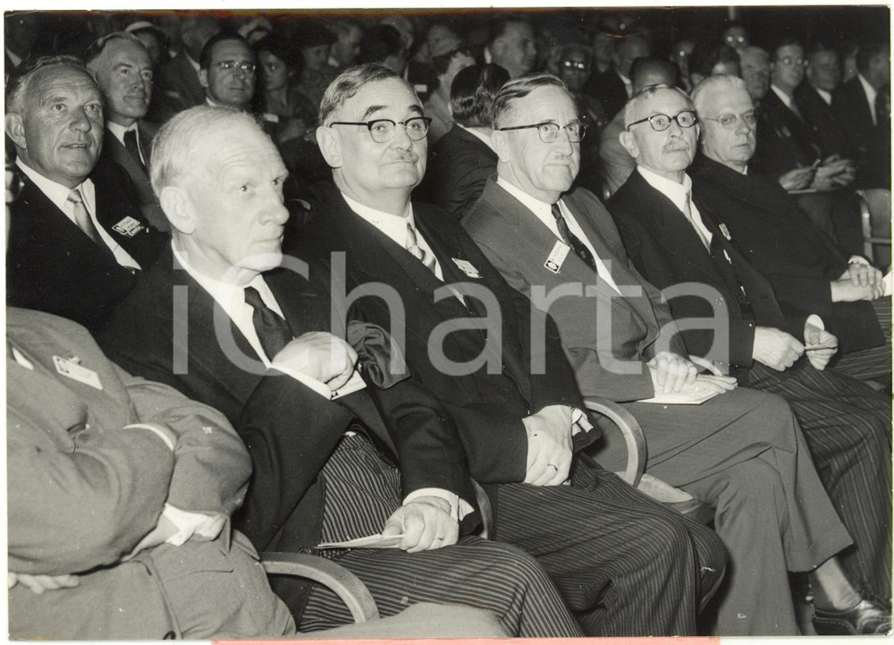 1955 ZURICH (SWISS) XIV Congresso IUPAC - Paul KARRER Roger ADAMS Arthur STOLL 