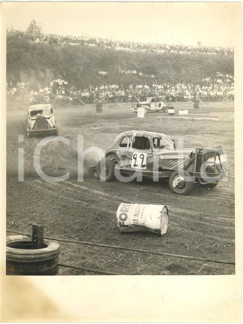 1956 TORINO AUTOMOBILISMO - Prima gara di STOCK CAR in Italia (3) *Foto 18x24