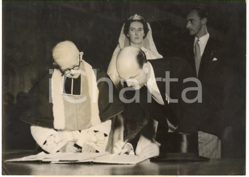 1953 BOURG-EN-BESSE - Nozze Roberto d'Asburgo-Este e Margherita di Savoia-Aosta