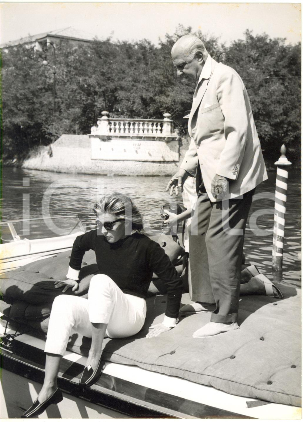 1959 VENEZIA Mostra del Cinema - Arrivo di Don Carlos DE BEISTEGUI *Foto 13x18
