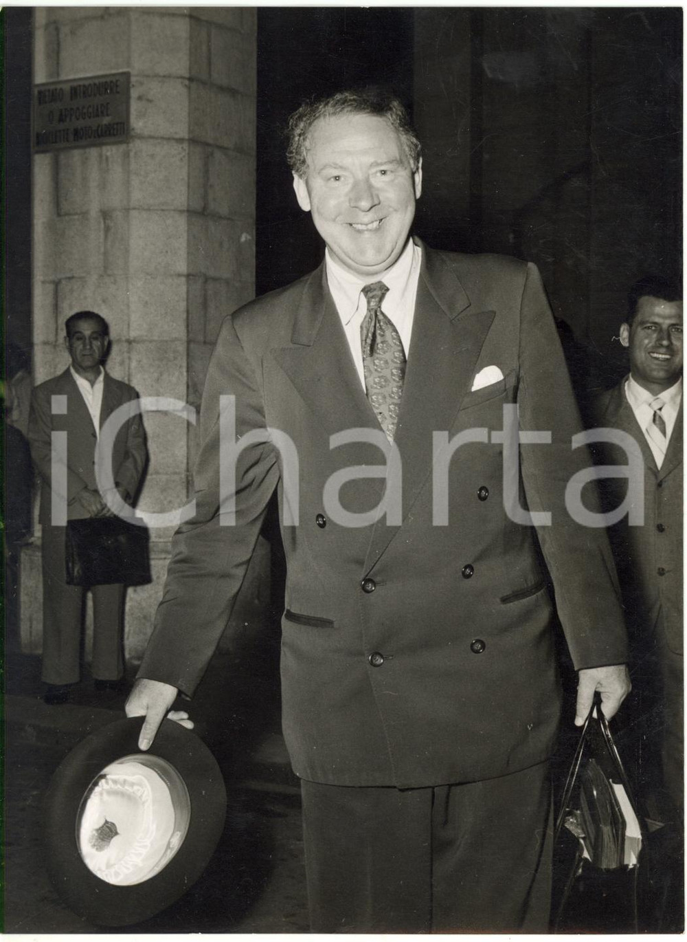 1957 PISA - Hugh GAITSKELL Leader del Partito Laburista inglese - Ritratto *Foto