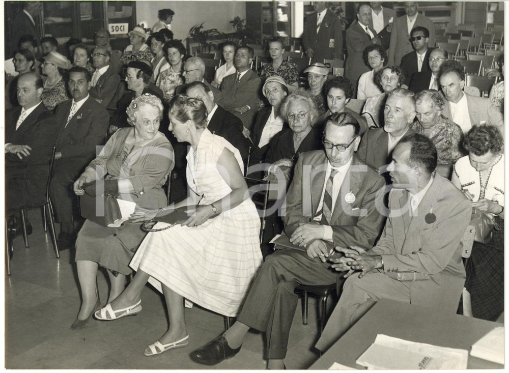 1958 TORINO Congresso Società Dante Alighieri - Partecipanti alla conferenza